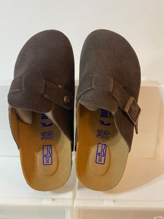 Zuecos Birkenstock Marrones Talla 36