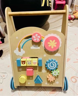 Andador Correpasillos Madera Bebé