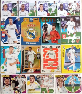 100 cromos del Real Madrid