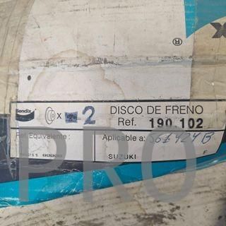 JUEGO DISCOS FRENO DELANTEROS SUZUKI NUEVO 561424B