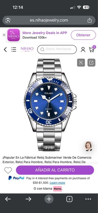 Relojes YOLAKO elegantes acabados metálicos unisex