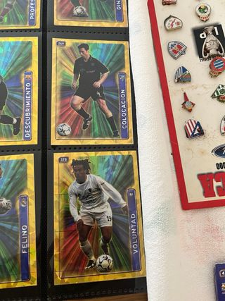 Lote cromos fútbol temporada 2005 mundicromo