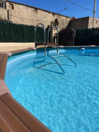 Piscina desmontable.