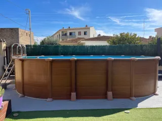 Piscina desmontable.