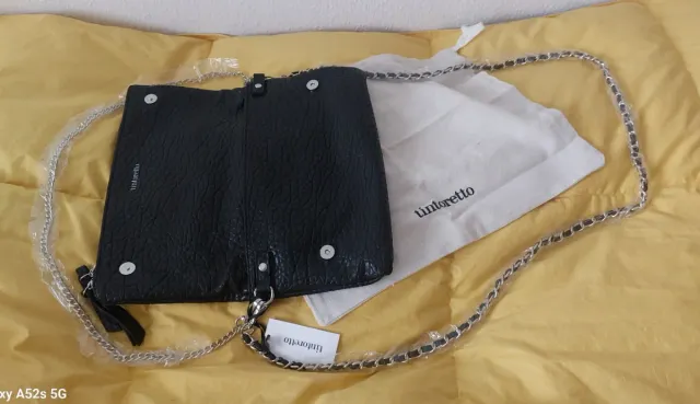 Bolso negro Tintoretto tachuelas