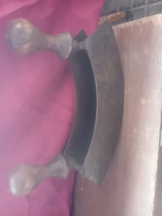 Cuchillo antiguo de cocina cortador de verduras