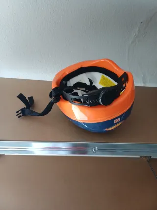 Casco Bicicleta Niños Hot Wheels Azul/Naranja