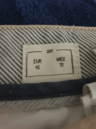 Pantalones Chinos Beige Hombre