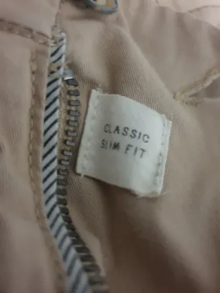 Pantalones Chinos Beige Hombre