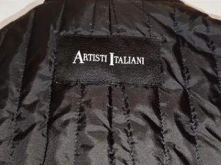 Cappotto uomo nero con interno