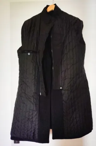 Cappotto uomo nero con interno