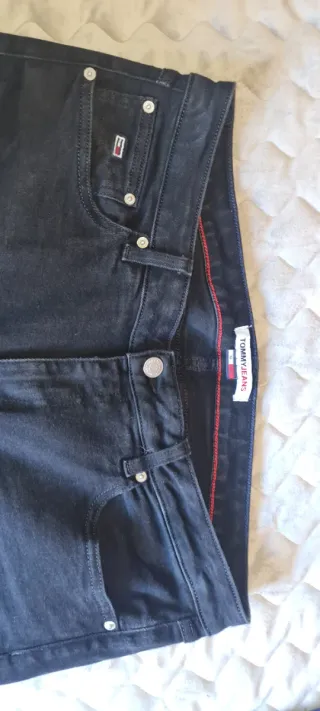 Pantalón Tommy Jeans Negro Talla S