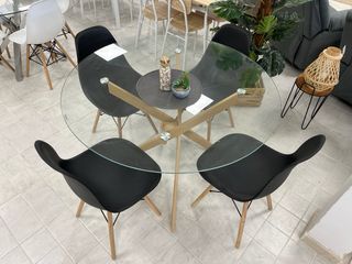 MESA REDONDA CRISTAL