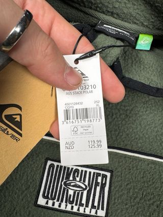 Polar Quiksilver Talla XL Verde con etiqueta