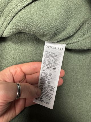 Polar Quiksilver Talla XL Verde con etiqueta