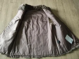 Chaleco pelo conejo marrón talla única