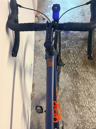 Bicicleta Carretera Triban RC 120 Azul