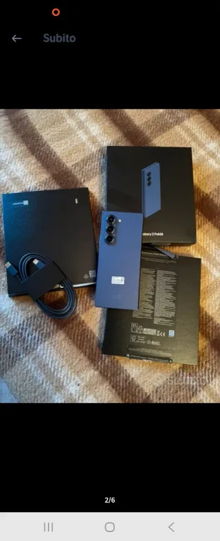 Samsung Galaxy Z Fold 6 Blu