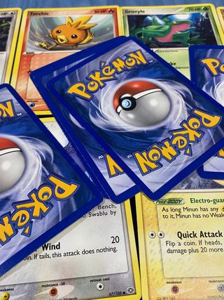 13 cartas pokémon EX EXMERALD inglés