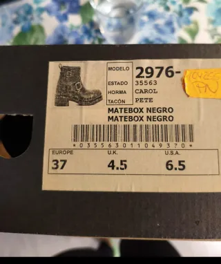 Botas Sendra Cuero Negro Hebillas