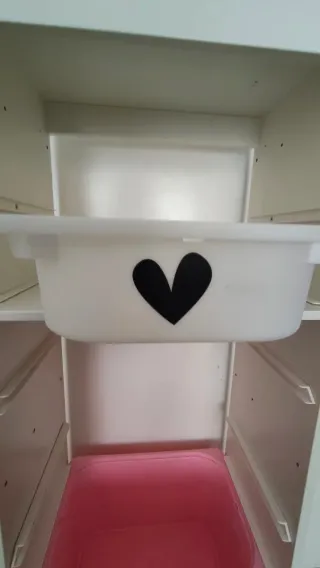 Estanterías Trofast Ikea con cajas