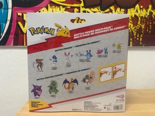 Pack Figuras Pokémon Charizard Eevee Palpatino