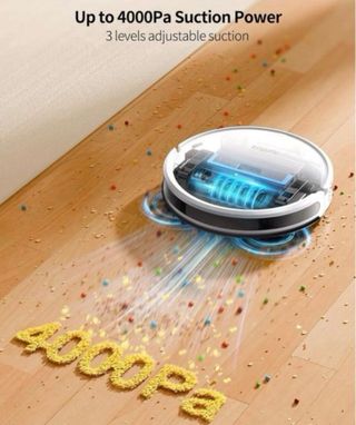 Robot Aspirador Honiture 4000Pa WiFi + Fregado