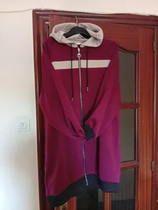 Conjunto  chándal mujer morado/rojo