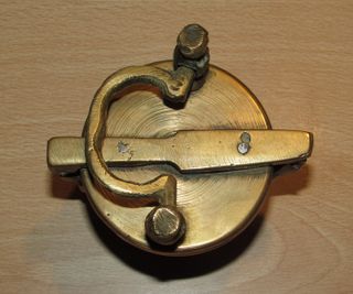 Ponderal 7 vasos bronce completo Alemania XIX