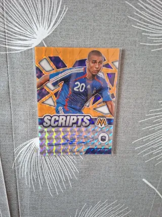 Carta de Futbol David Trezeguet Panini Scripts