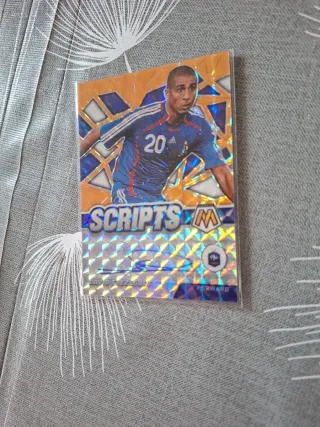 Carta de Futbol David Trezeguet Panini Scripts