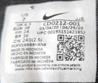 Nike Training Zapatillas Deportivas Talla 38