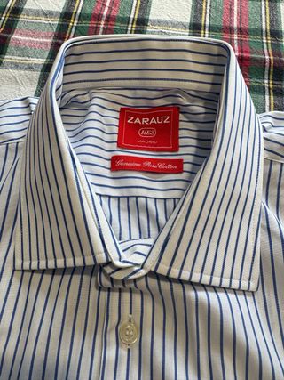 Camisa Zarauz Madrid Rayas Azules Talla M