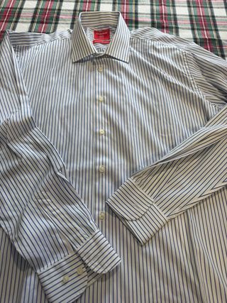 Camisa Zarauz Madrid Rayas Azules Talla M