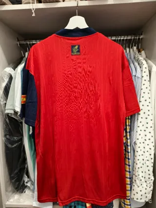 Camiseta Adidas España Roja y Azul