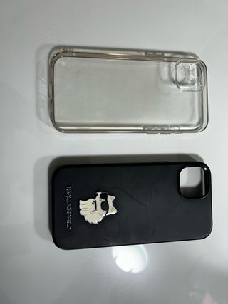 Funda iPhone 15 Plus Karl Lagerfeld Gato
