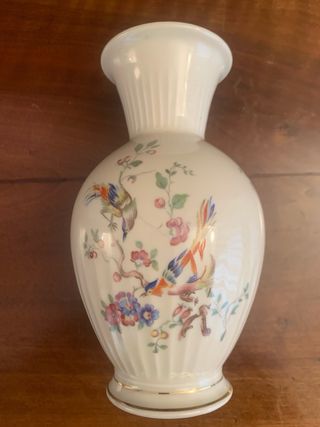 Vaso porcellana Bavaria anni '50 uccelli