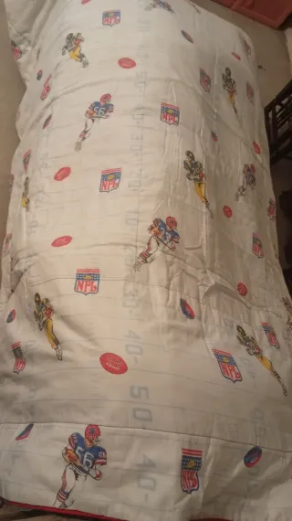 2 edredónes NFL Vintage , para cama de 135 o 90