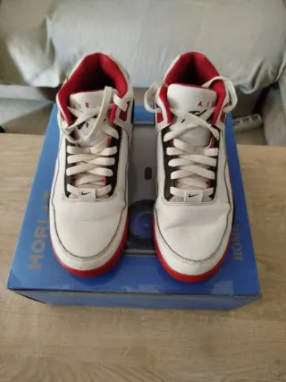 Zapatillas Nike Hombre Blancas y Rojas