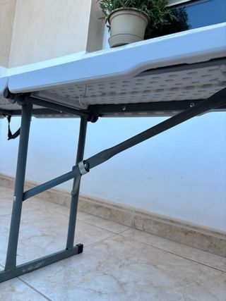 Banco Plegable Camping Blanco