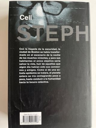 2 libros Stephen King, La Historia de Lisey y Cell