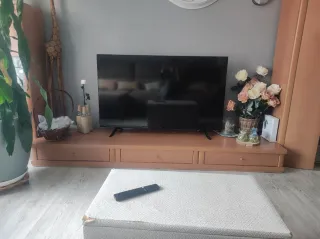 Muebles salón madera cerezo