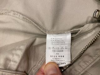 Pantalón wide leg talla única beige