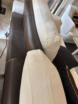 Sofá de 4 plazas piel