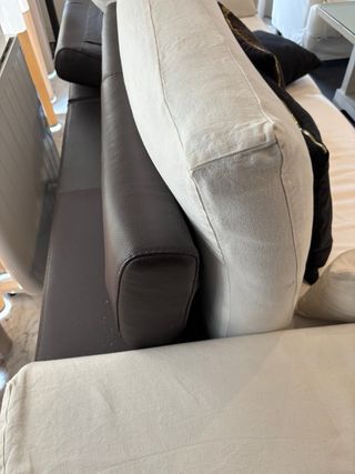 Sofá de 4 plazas piel