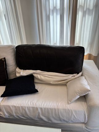 Sofá de 4 plazas piel