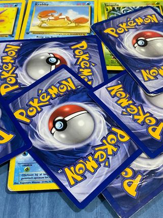 12 cartas pokémon 1ª EDICIÓN WOTC (1995)