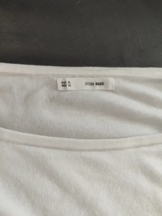 Jersey fino blanco talla xl
