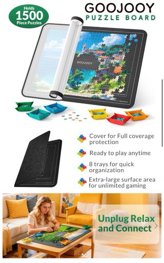 NUEVO! Tablero Plegable Puzzle 1500 Piezas con