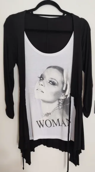 Maglia donna con stampa grafica